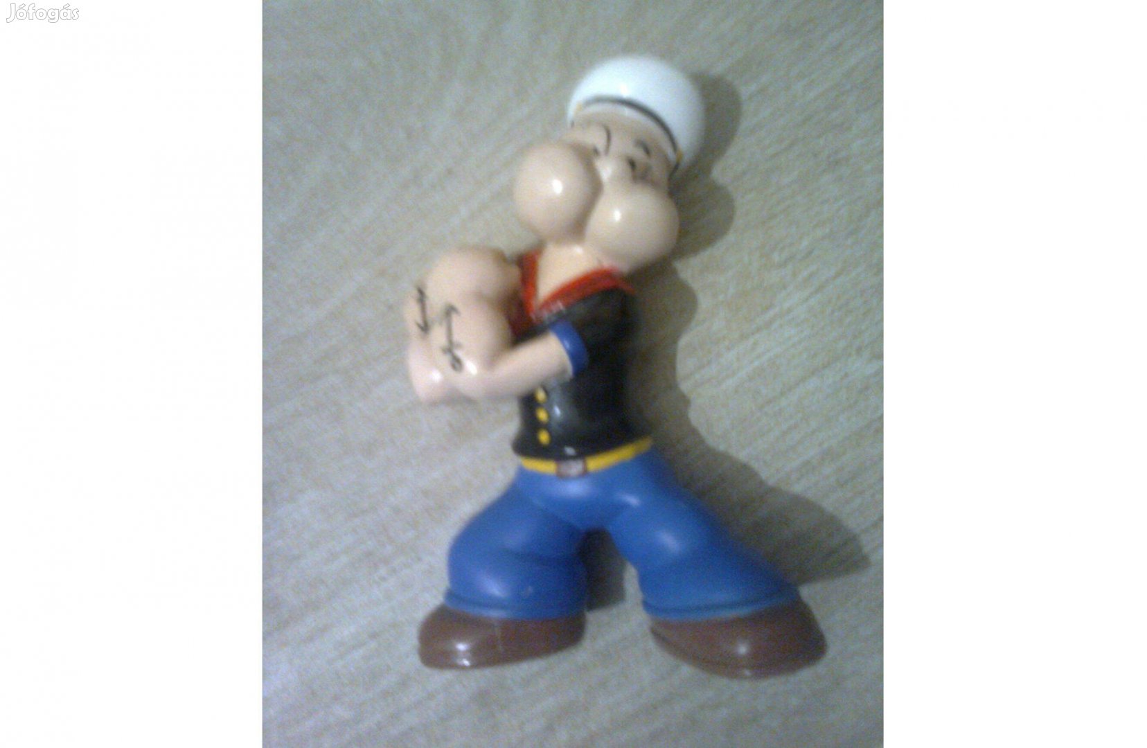 Popeye kézi festett kerámia figura