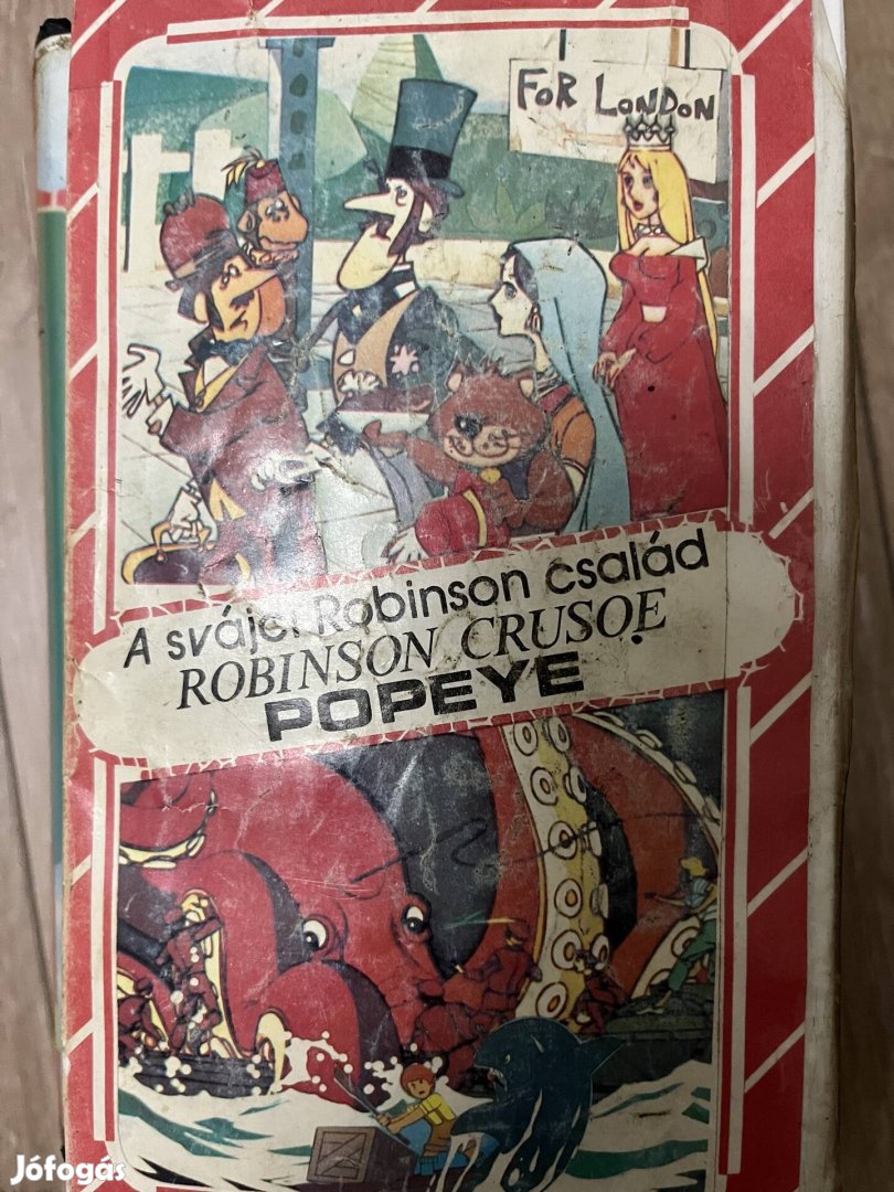 Popeye rajzfilm vhs eladó.