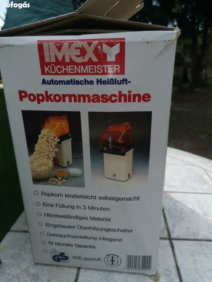 Popkorn készítő masina