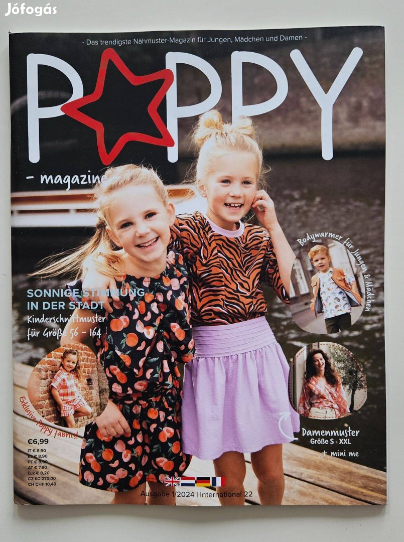 Poppy angol nyelvű varrós magazin 2024/1