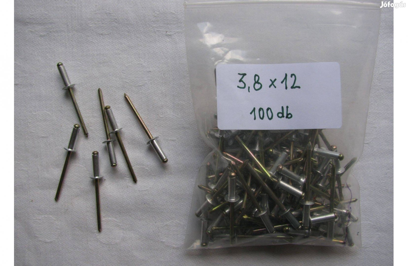 Popszegecs , 3,8 x 12 mm , 225 db