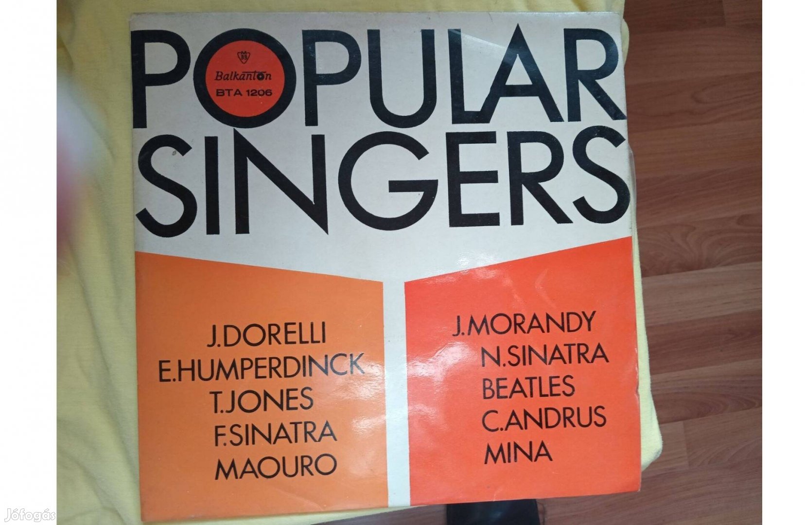 Popular Singers bakelit hanglemez eladó