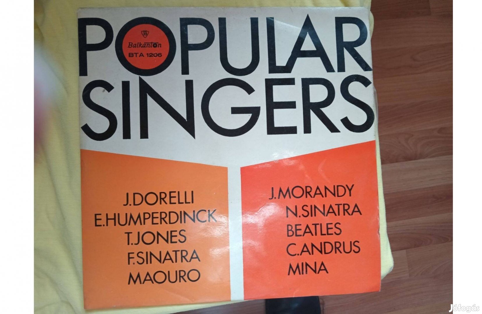 Popular Singers vinyl hanglemez eladó