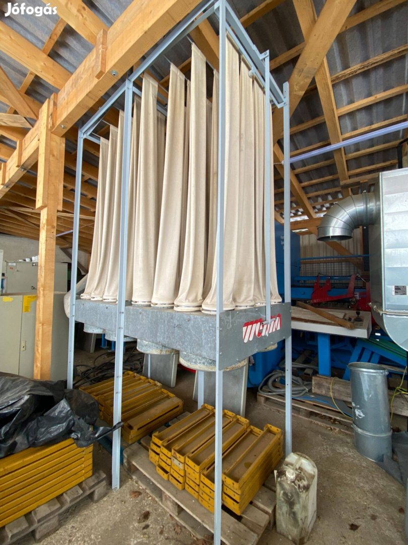 Por és forgács elszívó 9Kw