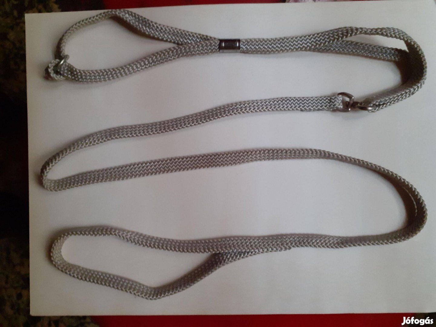 Póráz ezüst/szürke 120 cm