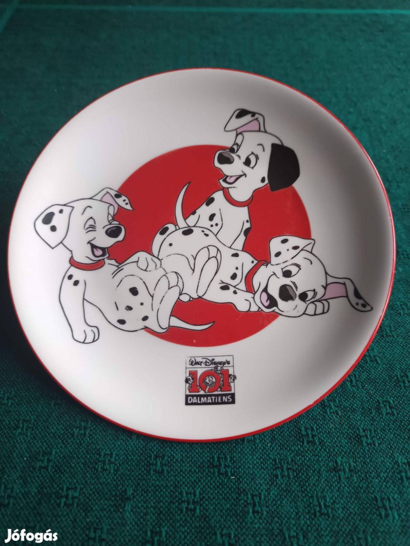 Porcelán Disney dalmatás tányér