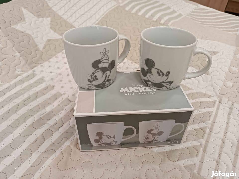 Porcelán Mickey bögre szett (új)