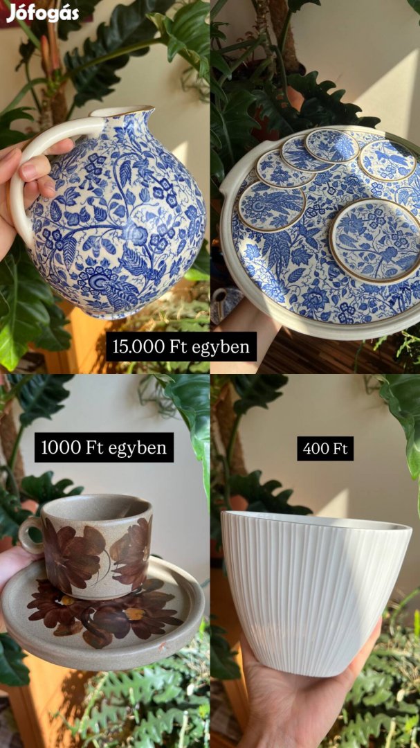 Porcelán & kerámia & üveg
