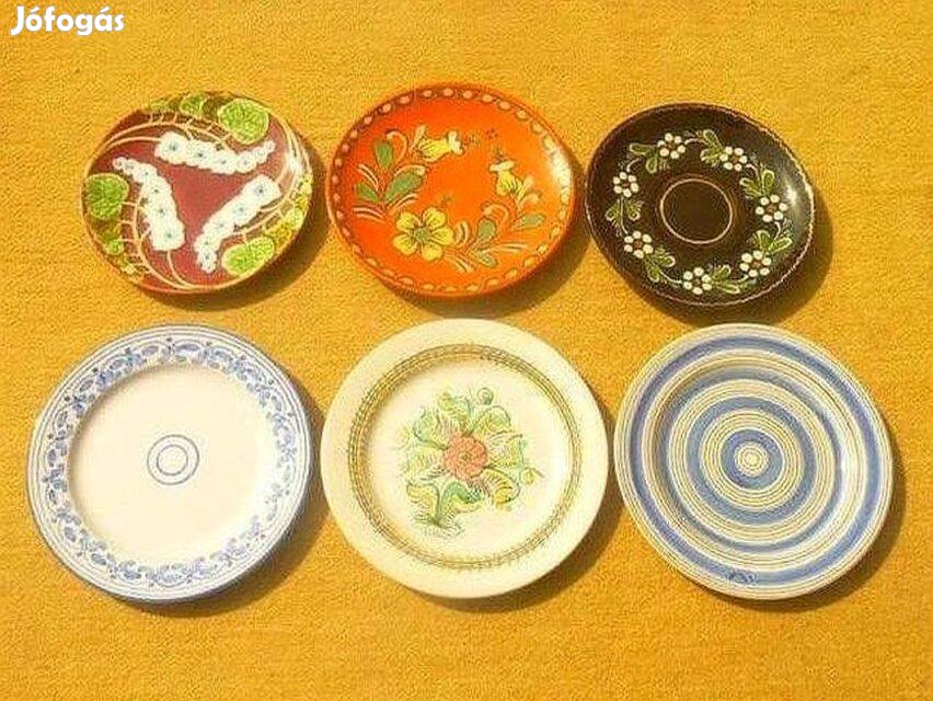 Porcelán, kerámia falitányér - (15 db)