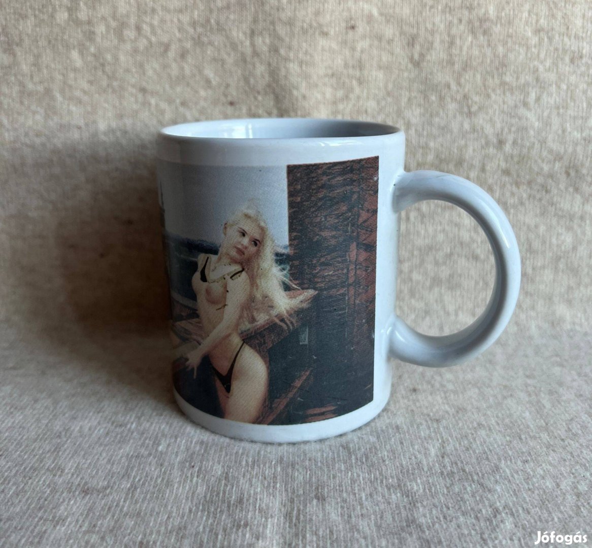 Porcelán bögre, vetkőzős, hőre változó