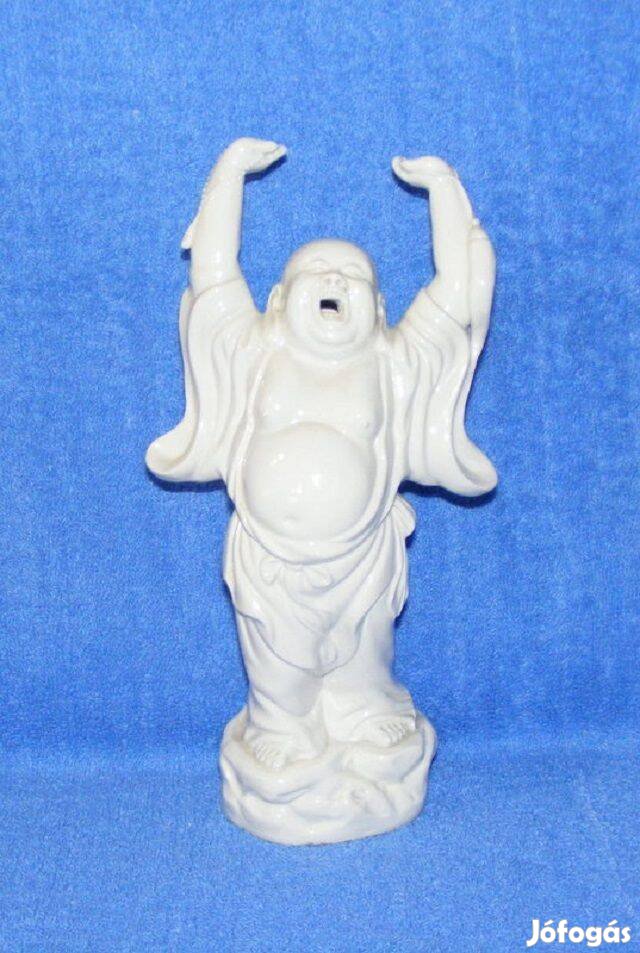 Porcelán buddha szobor