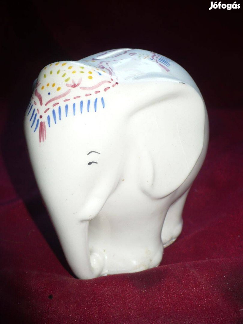 Porcelán elefánt (persely)