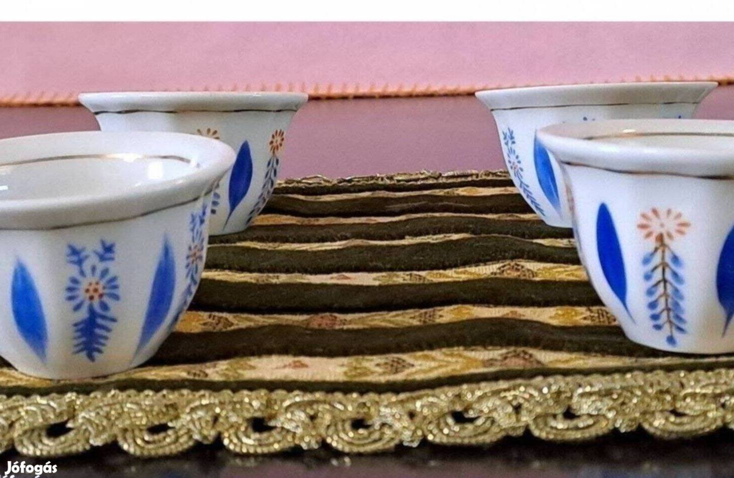 Porcelán italos pohárkák