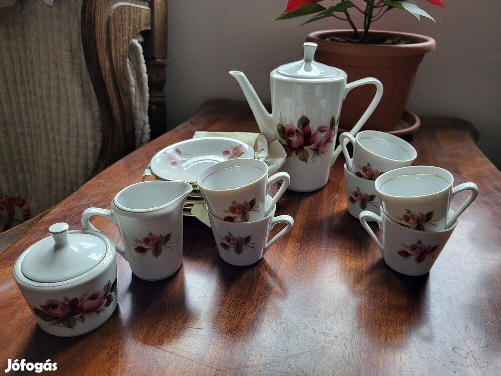 Porcelán kávés csésze készlet