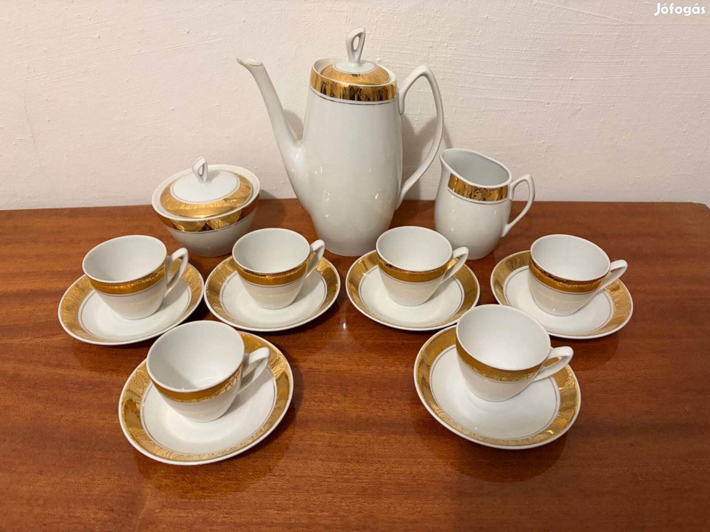 Porcelán kávés készlet