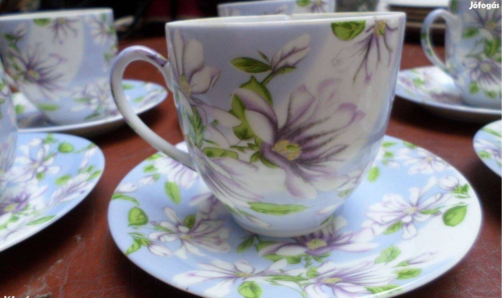 Porcelán kávés teás csésze készlet csúcsminőség