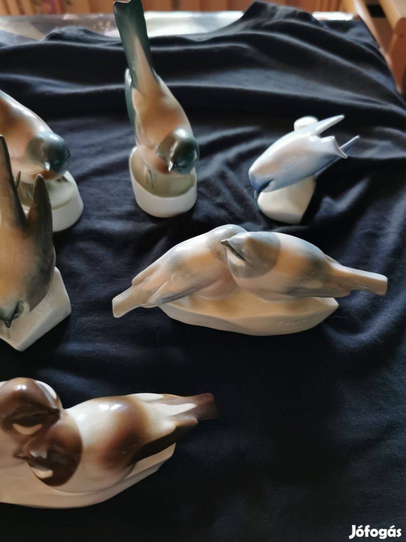 Porcelán madár gyűjtemény