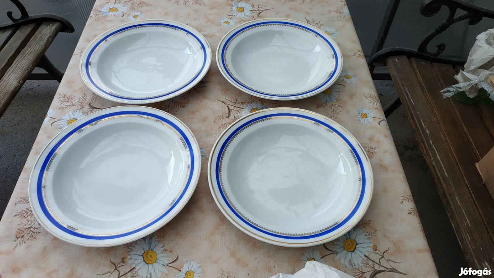 Porcelán mélytányérok retro