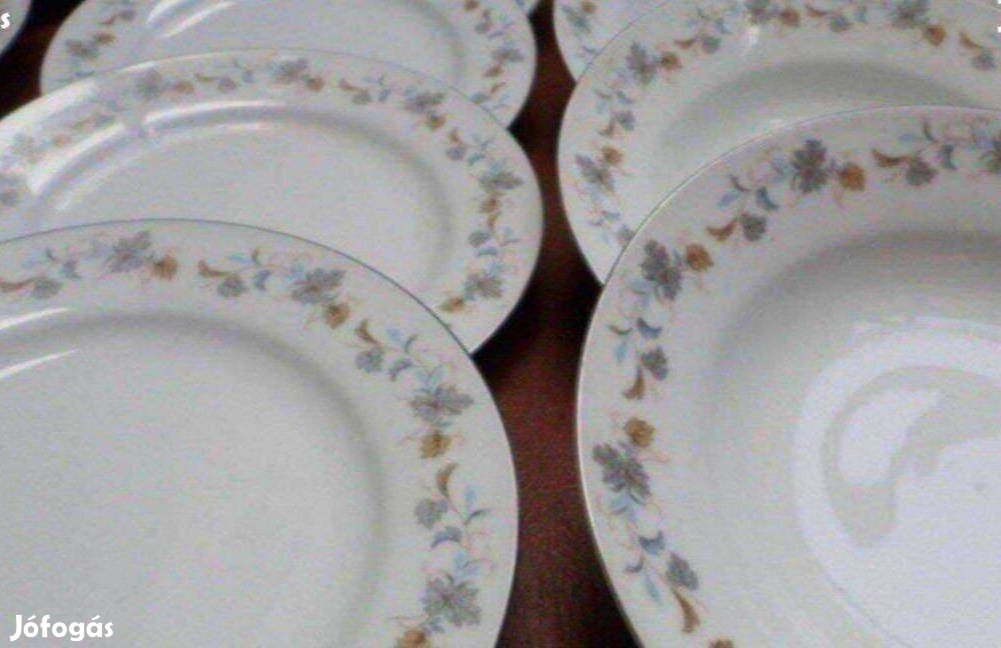 Porcelán tányér készlet étkészlet vintage