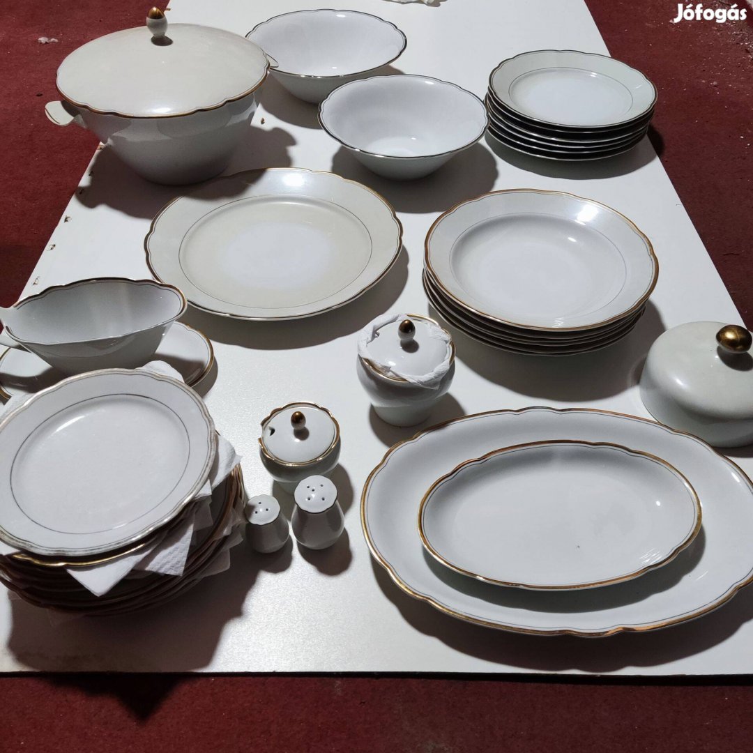 Porcelán tányér régi NDK-s