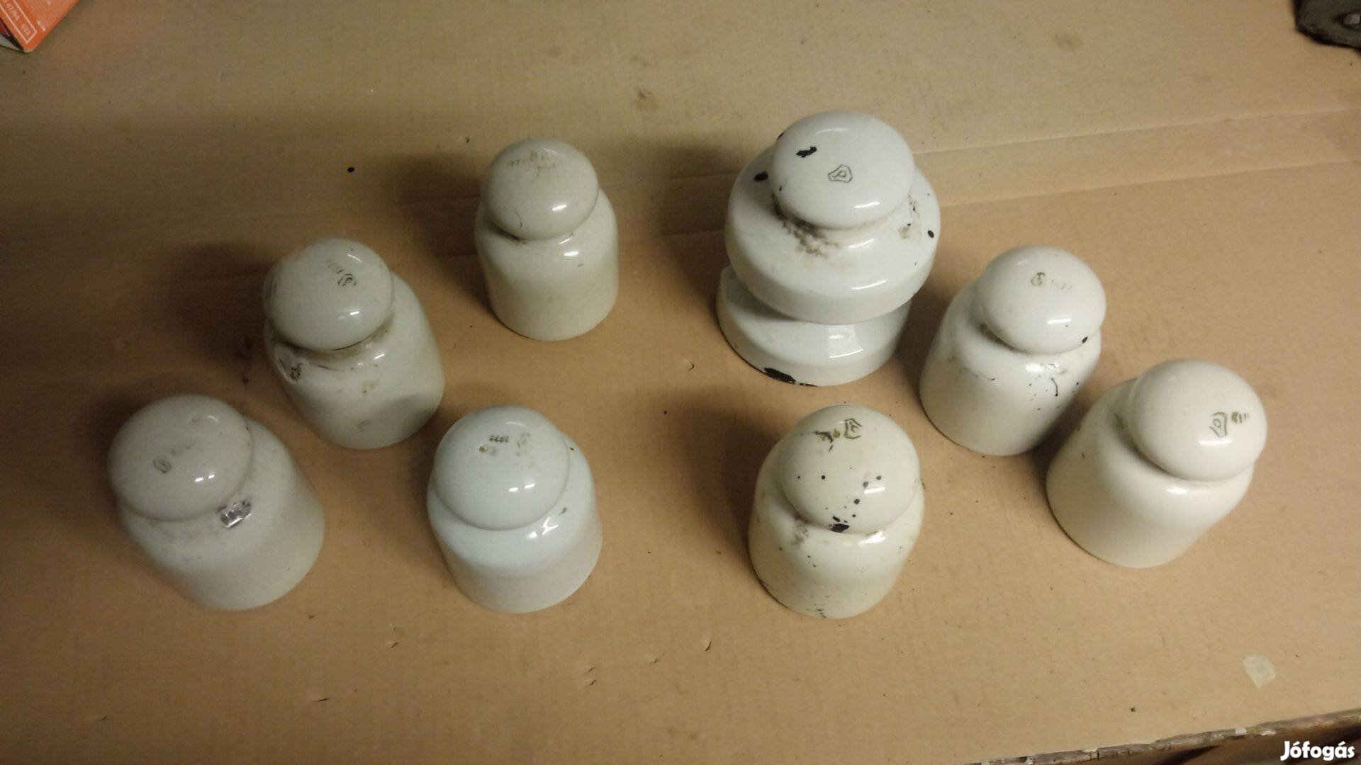 Porcelán távíró szigetelők