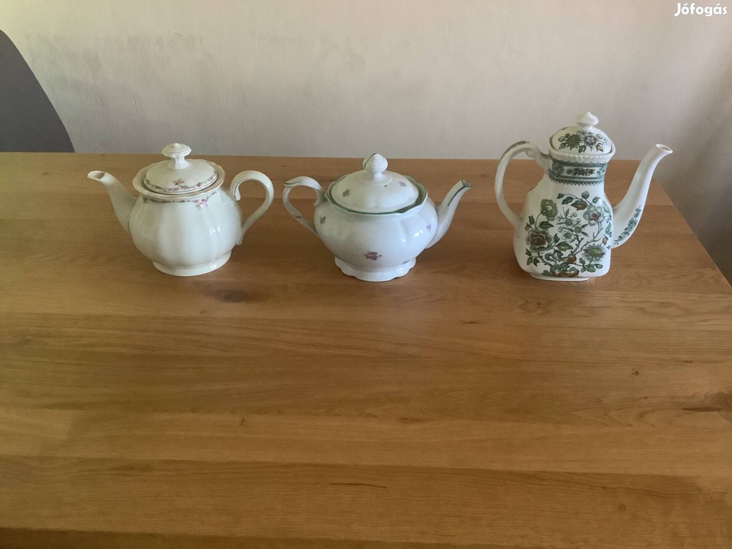 Porcelán teáskannák meisseni bavaria 3db