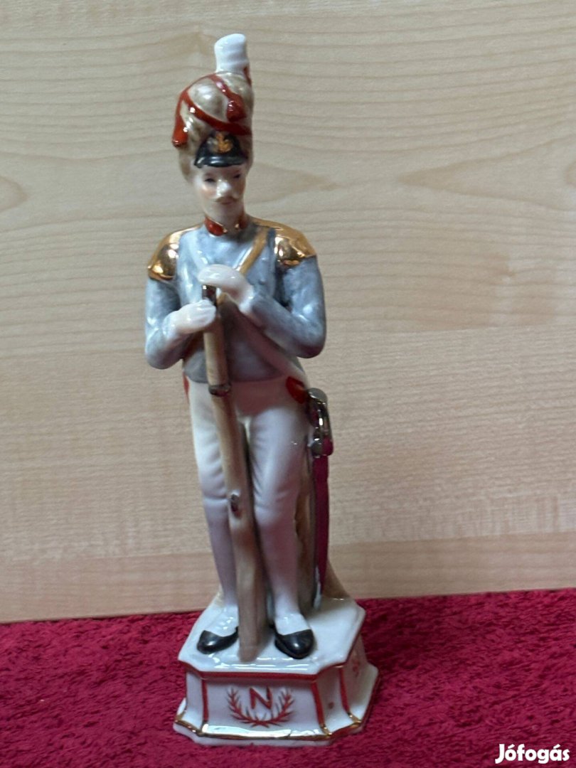 Porcelánfigura, dísztárgy, Napoleon, nipp