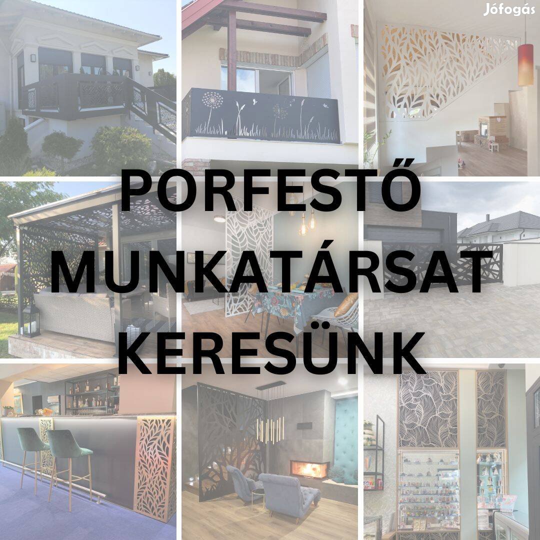 Porfestő munkatársat keresünk!