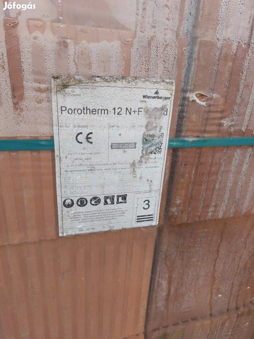 Porotherm 12 N+f Rapid tégla