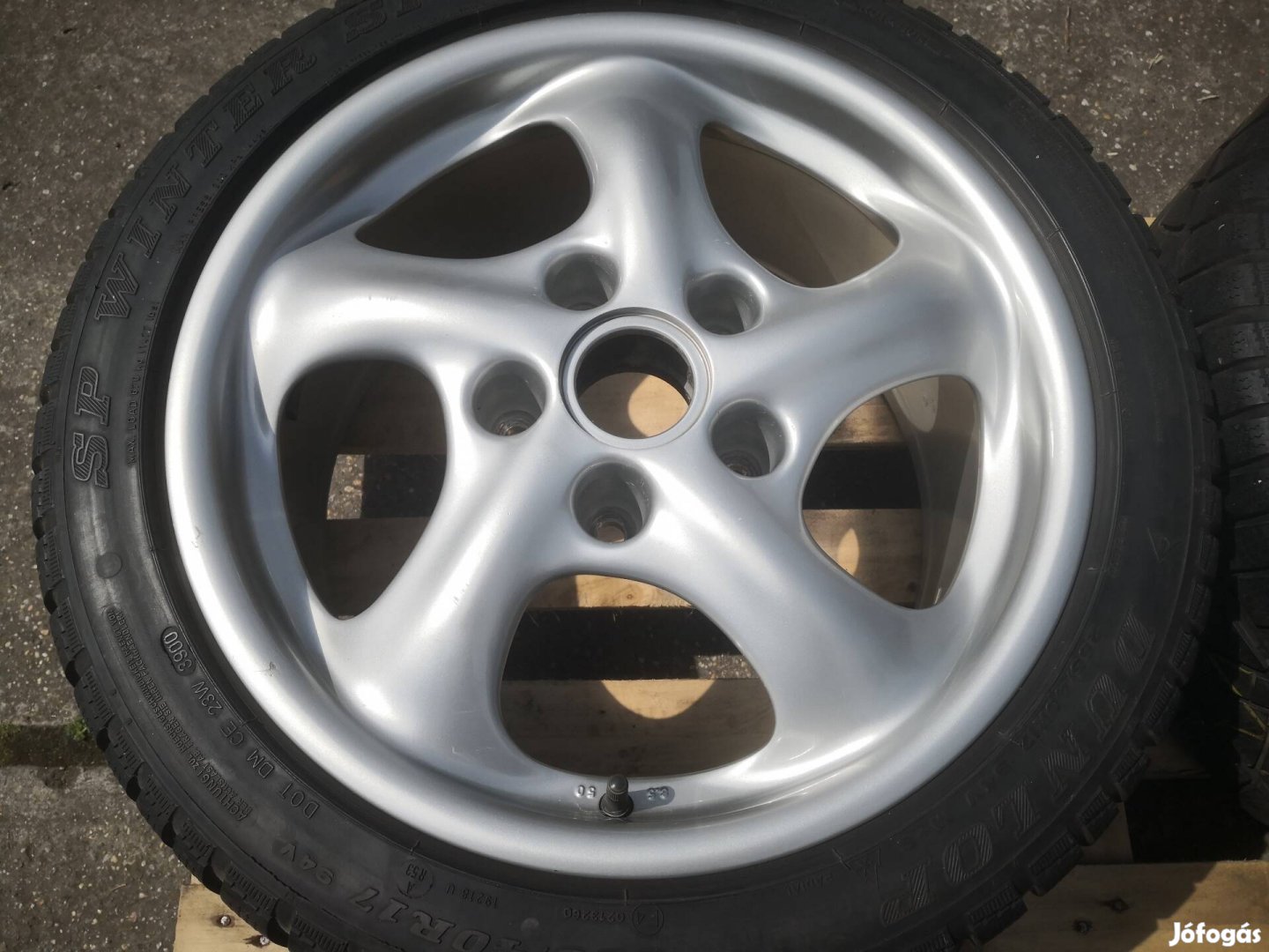Porsche 17-es kétszéles gyári alufelnik 5x130