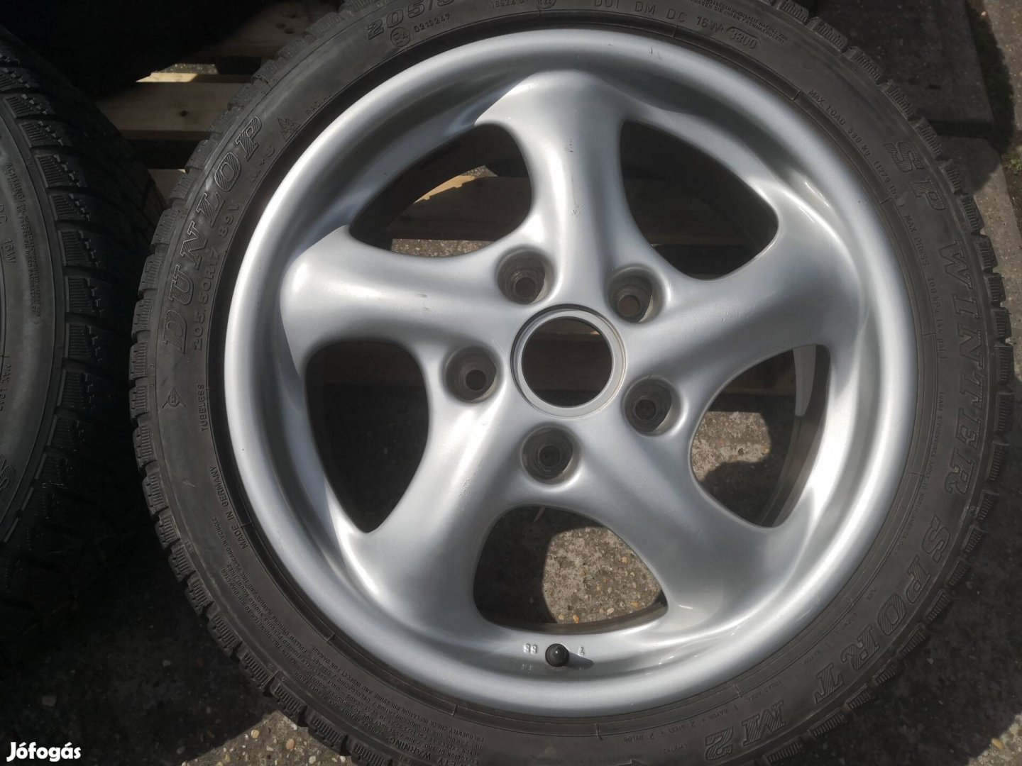 Porsche 17-es kétszéles gyári alufelnik 5x130