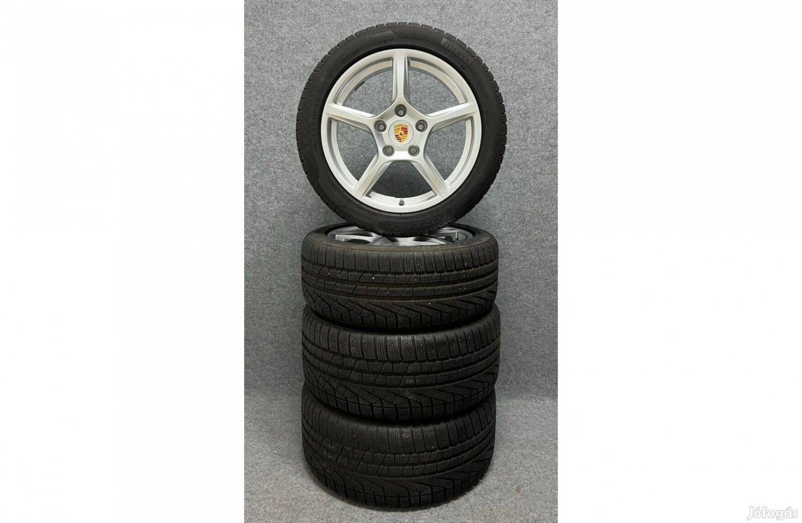 Porsche 18" 5x130 alufelni felni boxster cayman téli gumikkal