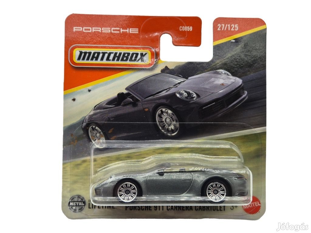 Porsche 911 Carrera Cabriolet - 27/125 - bliszteres -  Matchbox - 1:6