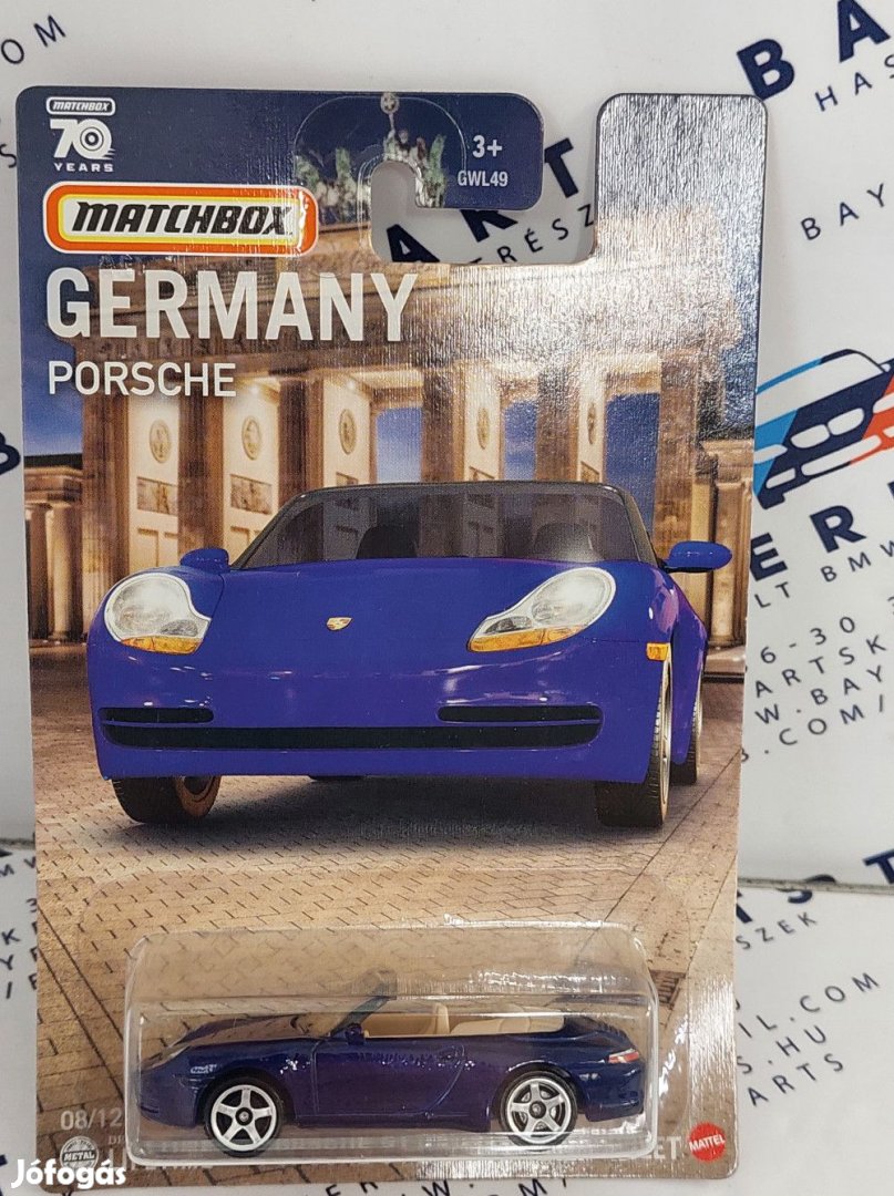 Porsche 911 Carrera Cabriolet -  Matchbox - 1:64