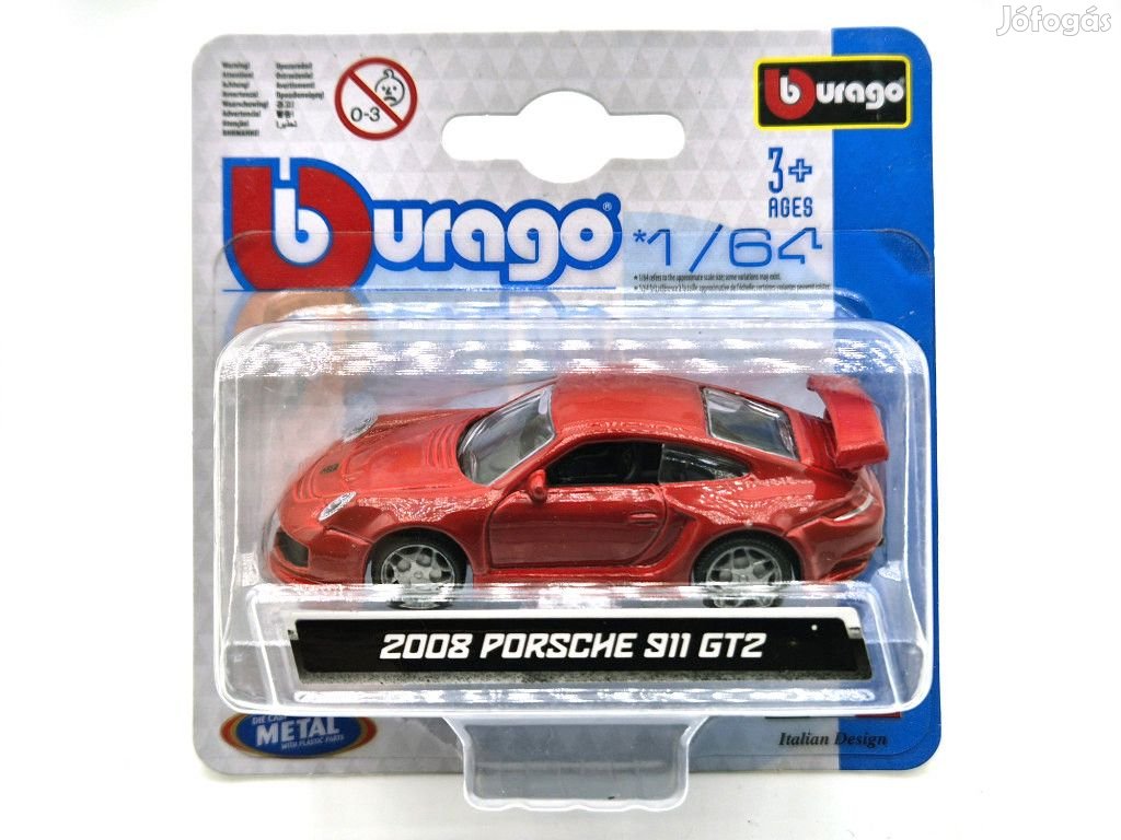 Porsche 911 GT2 (2008) -  Burago - 1:64