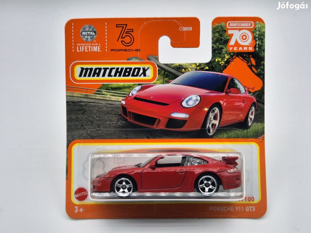 Porsche 911 GT3 - 2023 87/100 - bliszteres -  Matchbox - 1:64