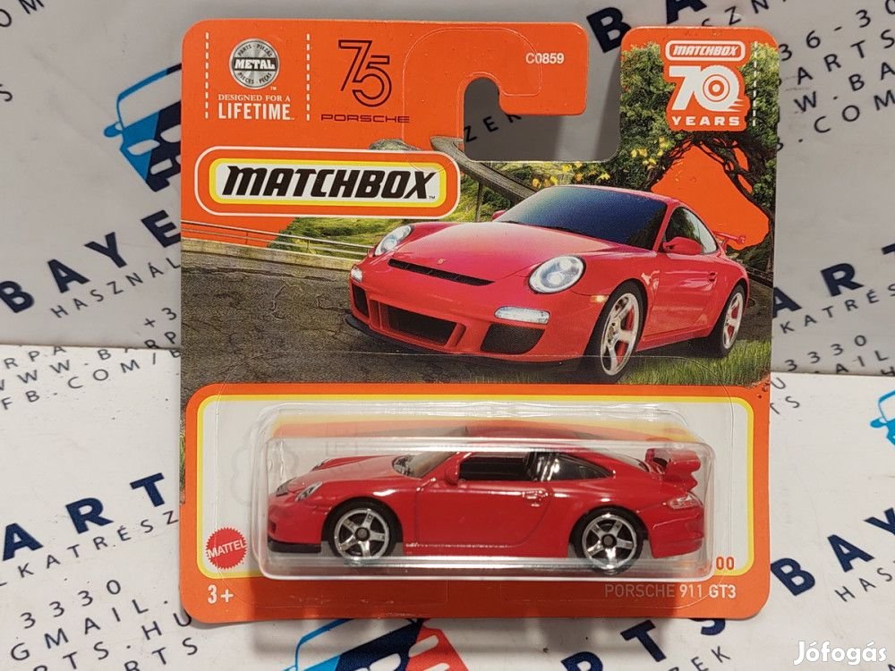 Porsche 911 GT3 - 2023 87/100 - bliszteres -  Matchbox - 1:64