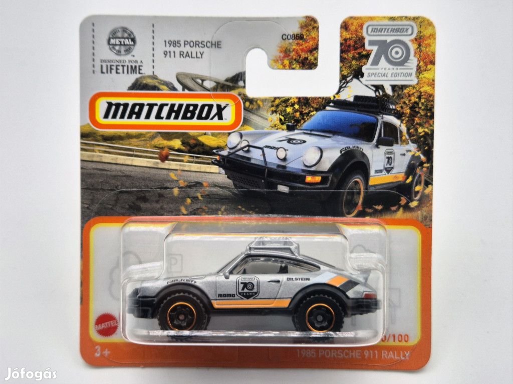 Porsche 911 Rally - 80/100 - bliszteres -  Matchbox - 1:64