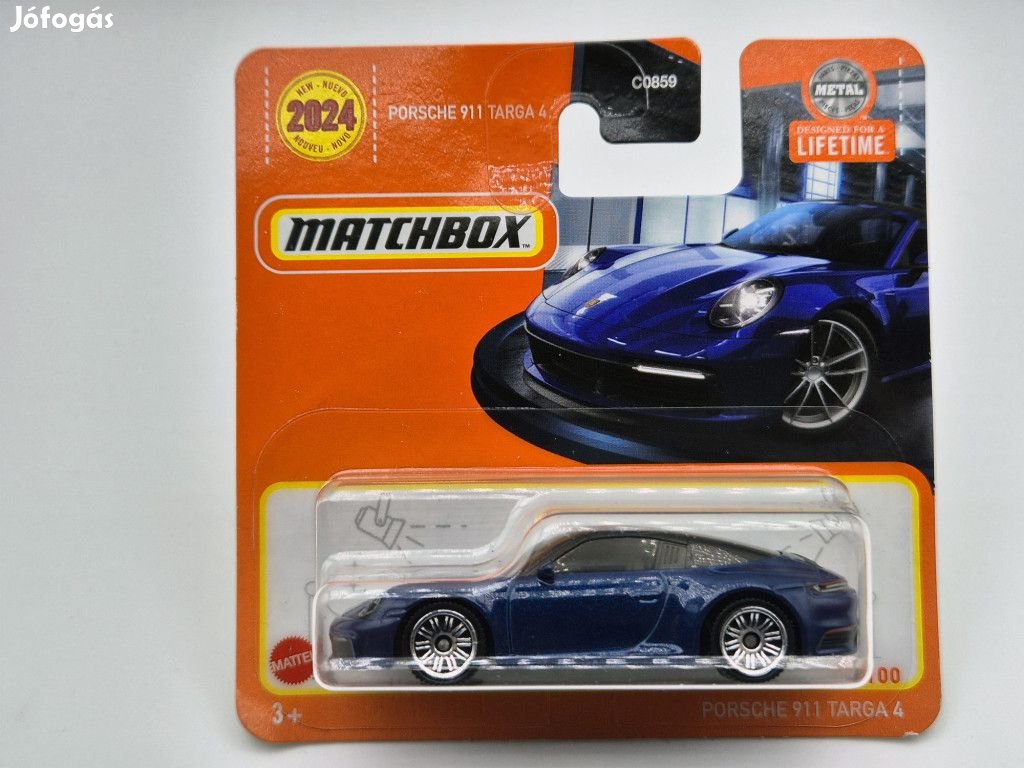Porsche 911 Targa 4 - 60/100 - bliszteres -  Matchbox - 1:64