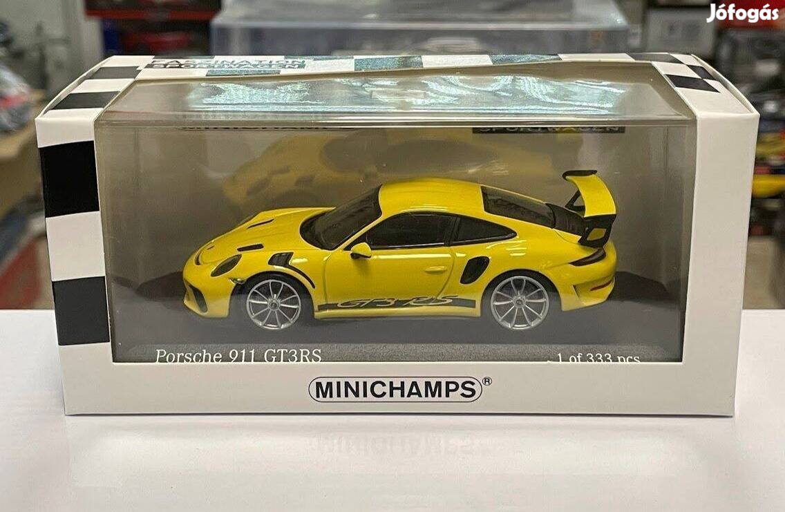 Porsche 911 (991 II) GT3 RS 2018 Racinggelb 1:43 1/43 Minichamps