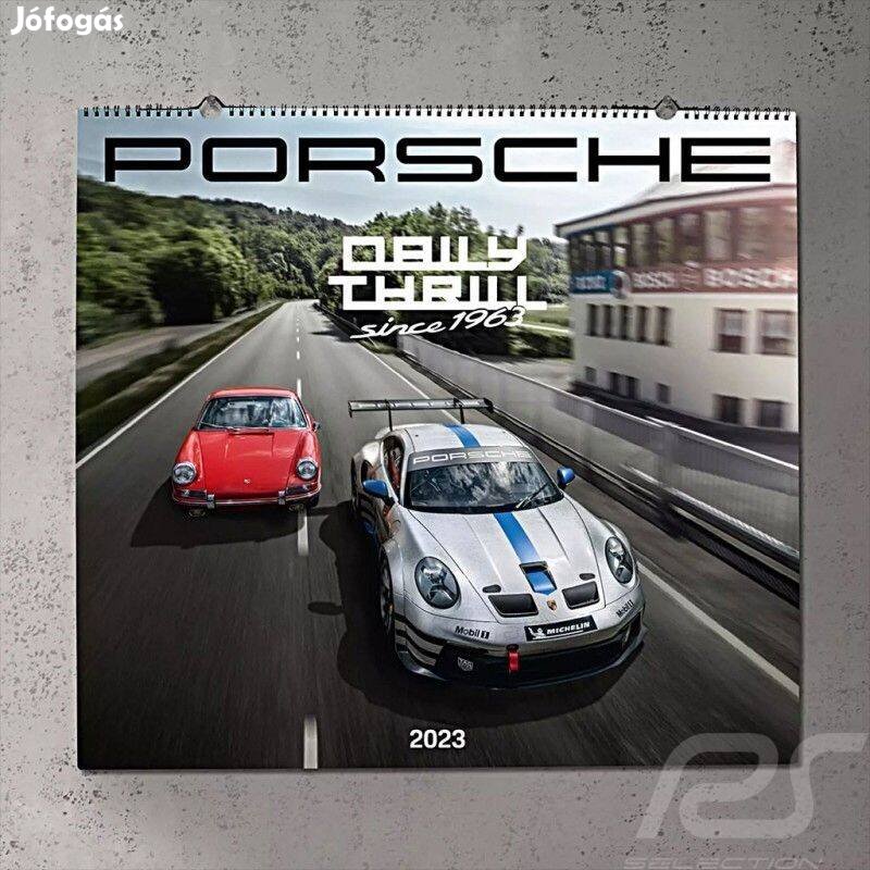 Porsche 911 fali naptár 2023 - The Daily Thrill