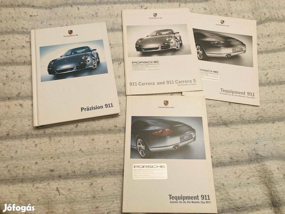 Porsche 911 könyv, prospektus, katalógus