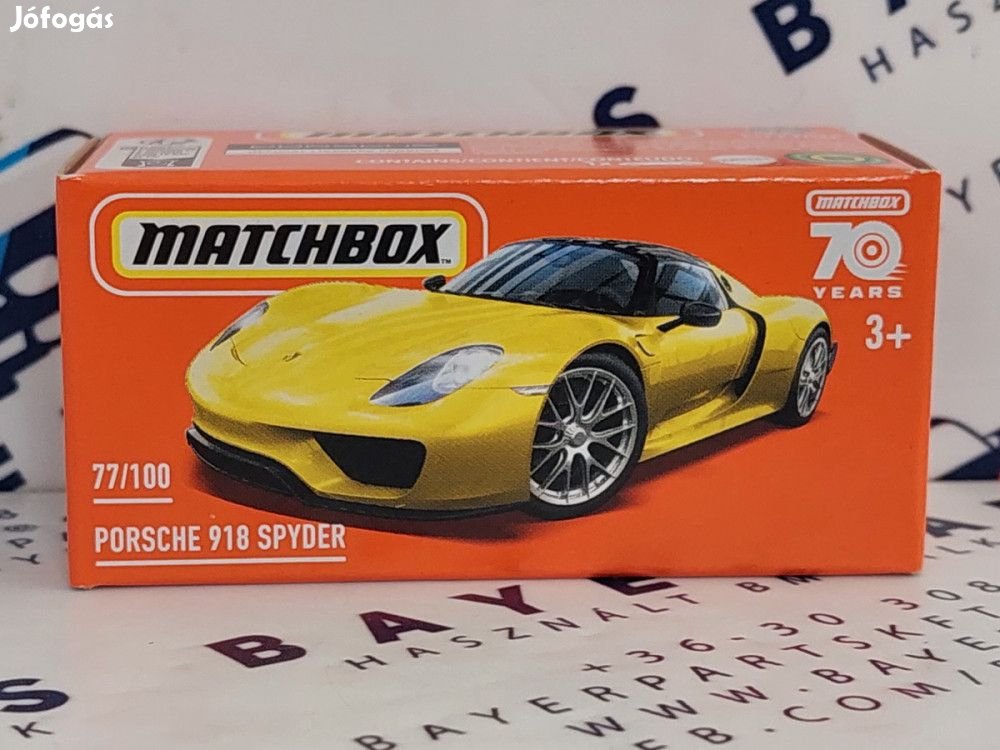 Porsche 918 Spyder - 77/100 -  Matchbox - 1:64