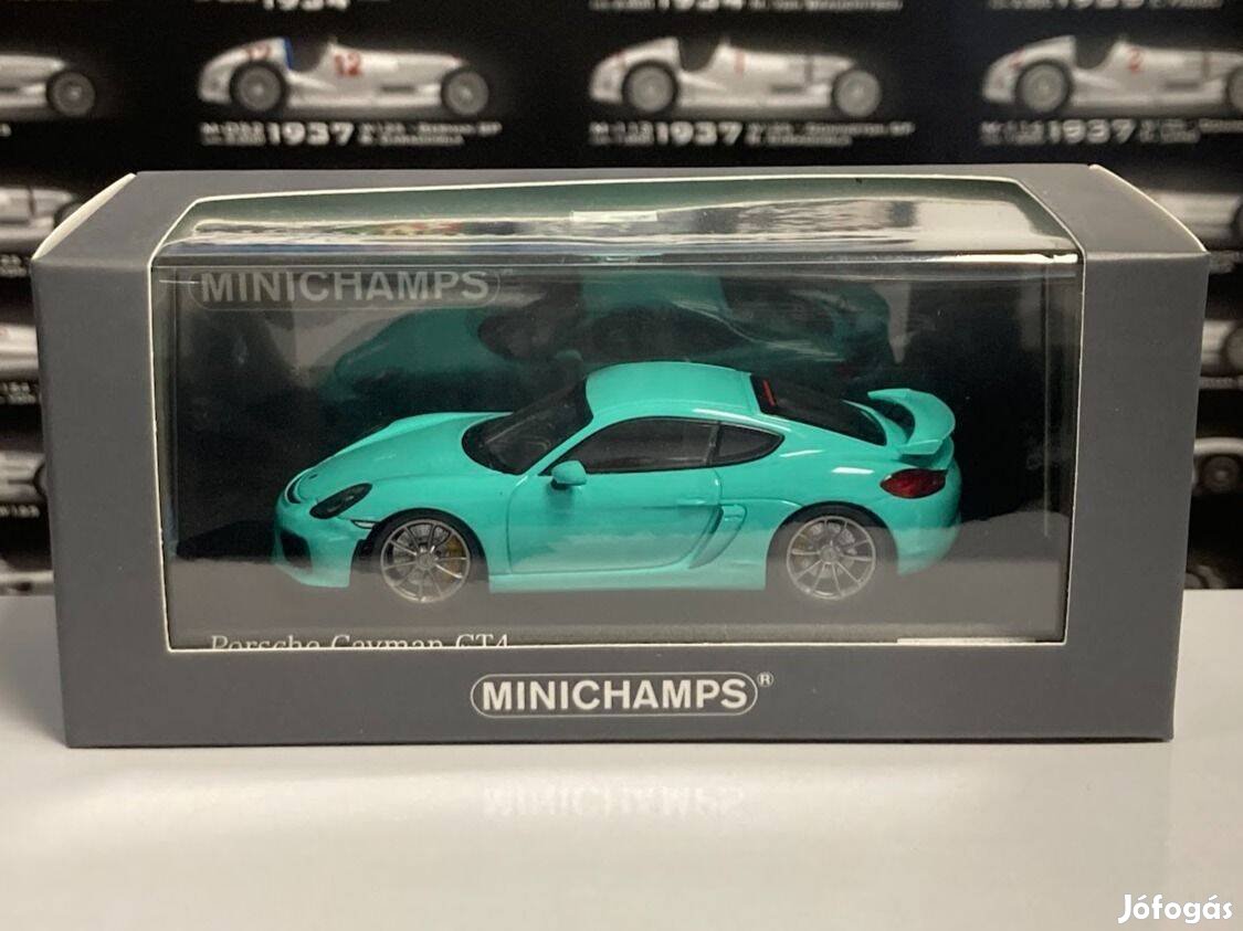 Porsche Cayman GT4 2015 Mintgrün 1:43 1/43 Minichamps