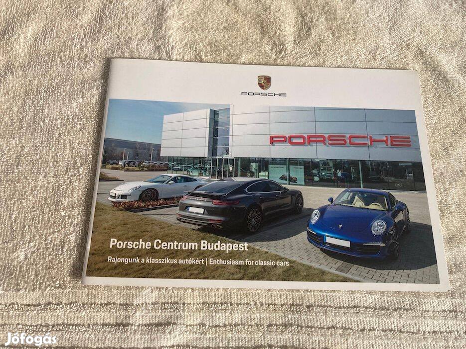 Porsche Centrum Budapest prospektus, katalógus, brossúra