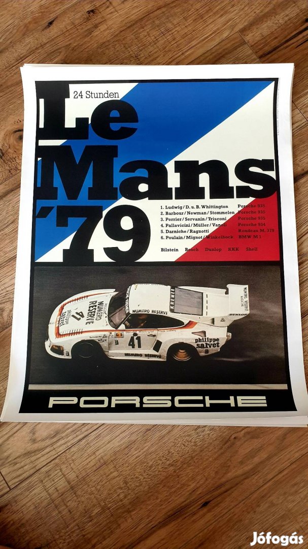 Porsche Le Mans 1979 plakát, poszter