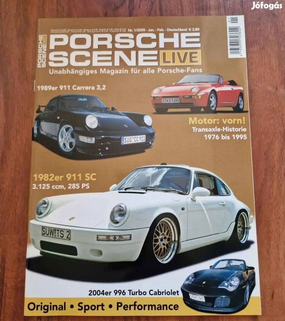 Porsche Scene LIVE Nr.12005 Német Porsche Magazin