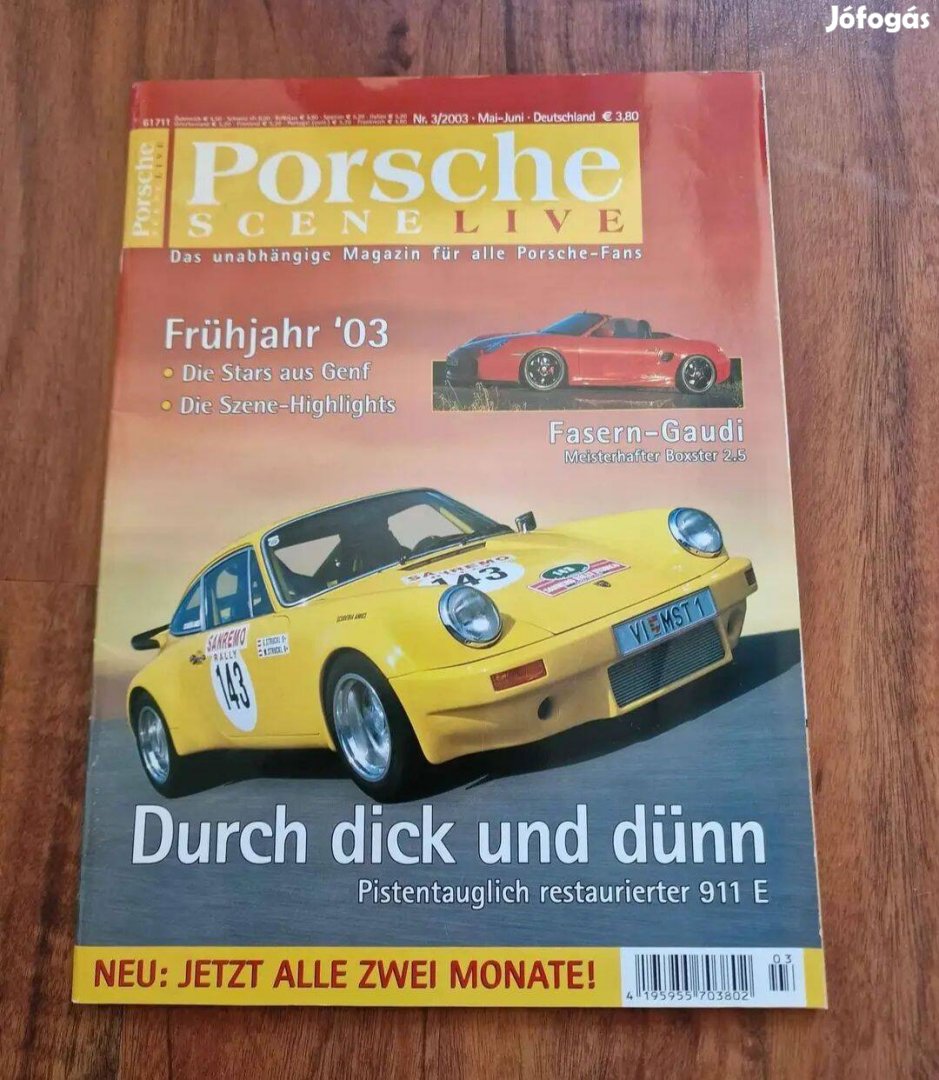 Porsche Scene LIVE Nr.32003 Német Porsche Magazin