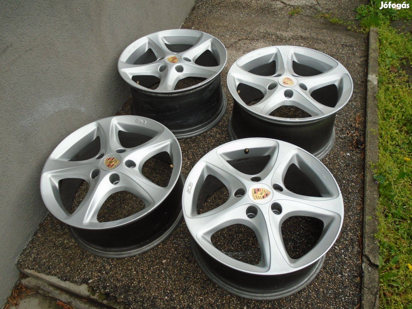 Porsche felni garnitúra kétszéles 18" 5x130 eladó!