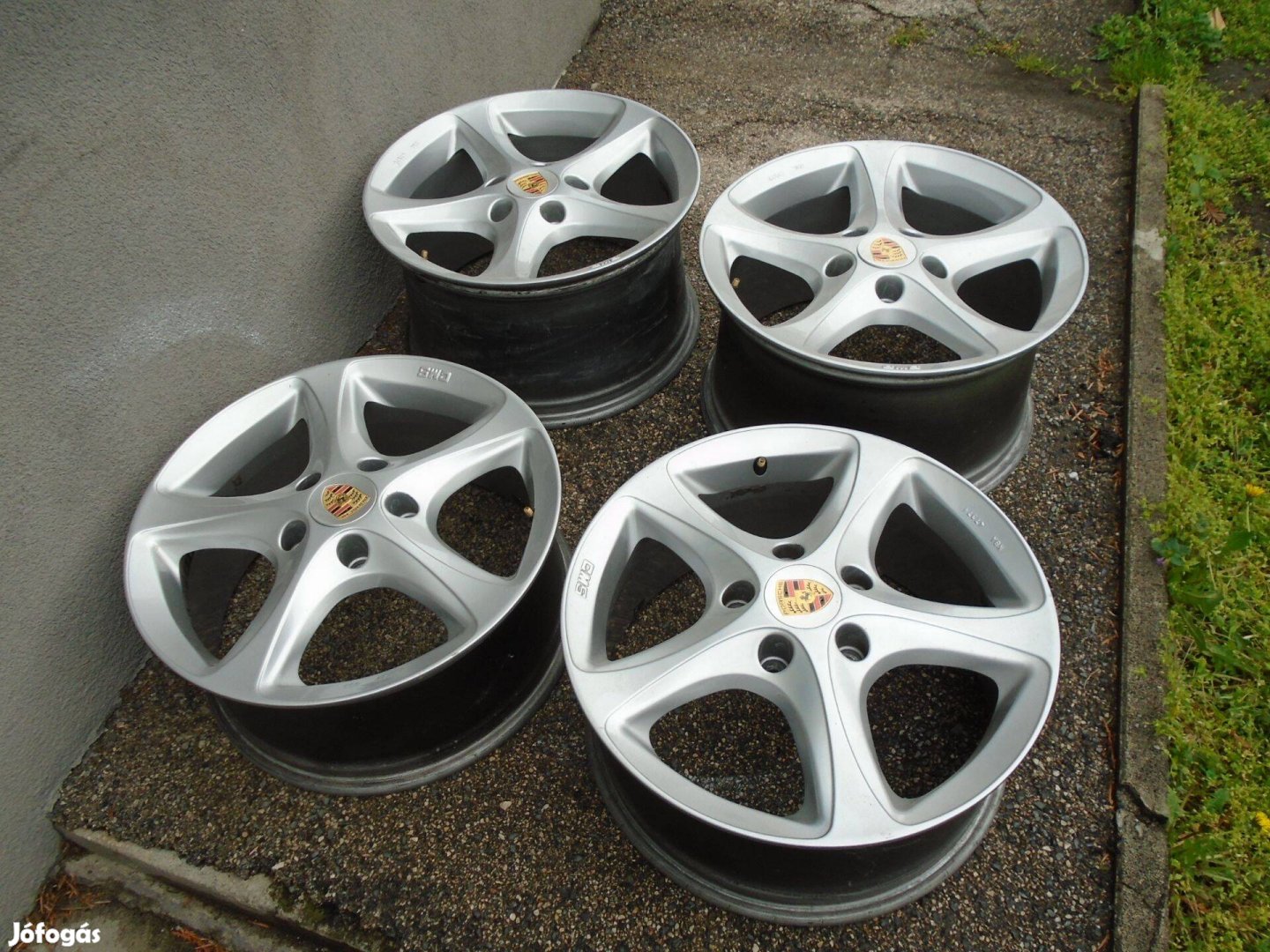Porsche felni kétszéles garnitúra 5x130 18" 911 stb